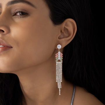 PRAO Anti-Tarnish Crystal Danglers