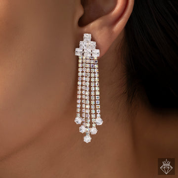 PRAO Anti-Tarnish Crystal Danglers