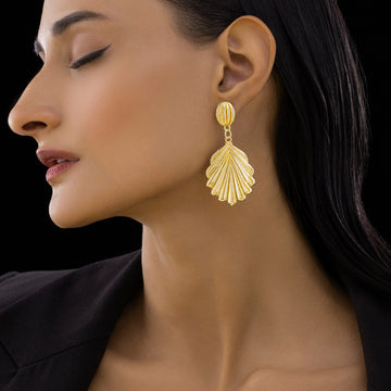 PRAO Anti-Tarnish Palm Leaf Dangles