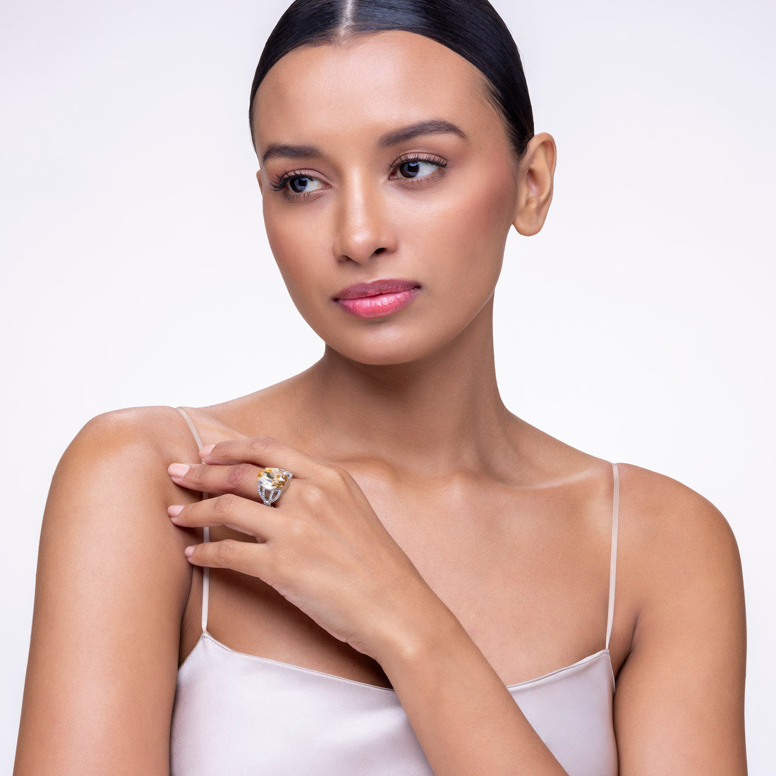 Opulent Opal: PRAO's Oval Cocktail Ring