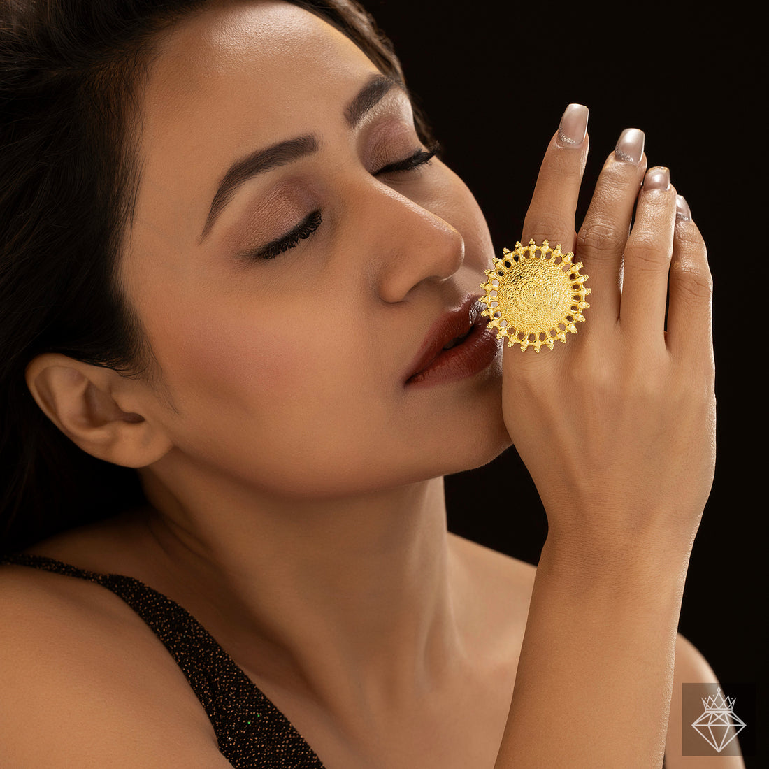 PRAO Anti-Tarnish Sun Ring