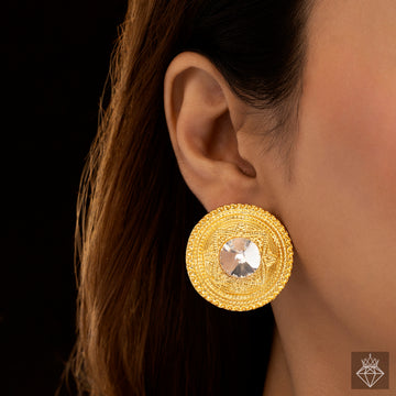 PRAO Anti-Tarnish Artistic Crystal Earrings
