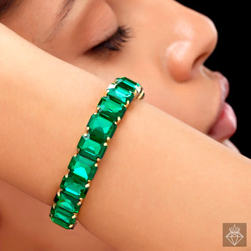 PRAO Anti-Tarnish Crystals Bracelet (Adjustable Size)