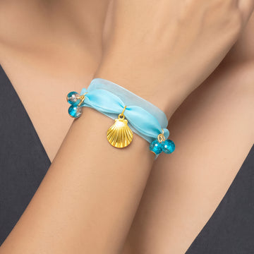 PRAO Necklace Cum Bracelet Seashell Charms