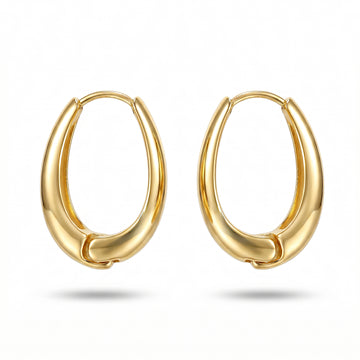 PRAO Earrings Anti-Tarnish Molten Sculptural Silhouette