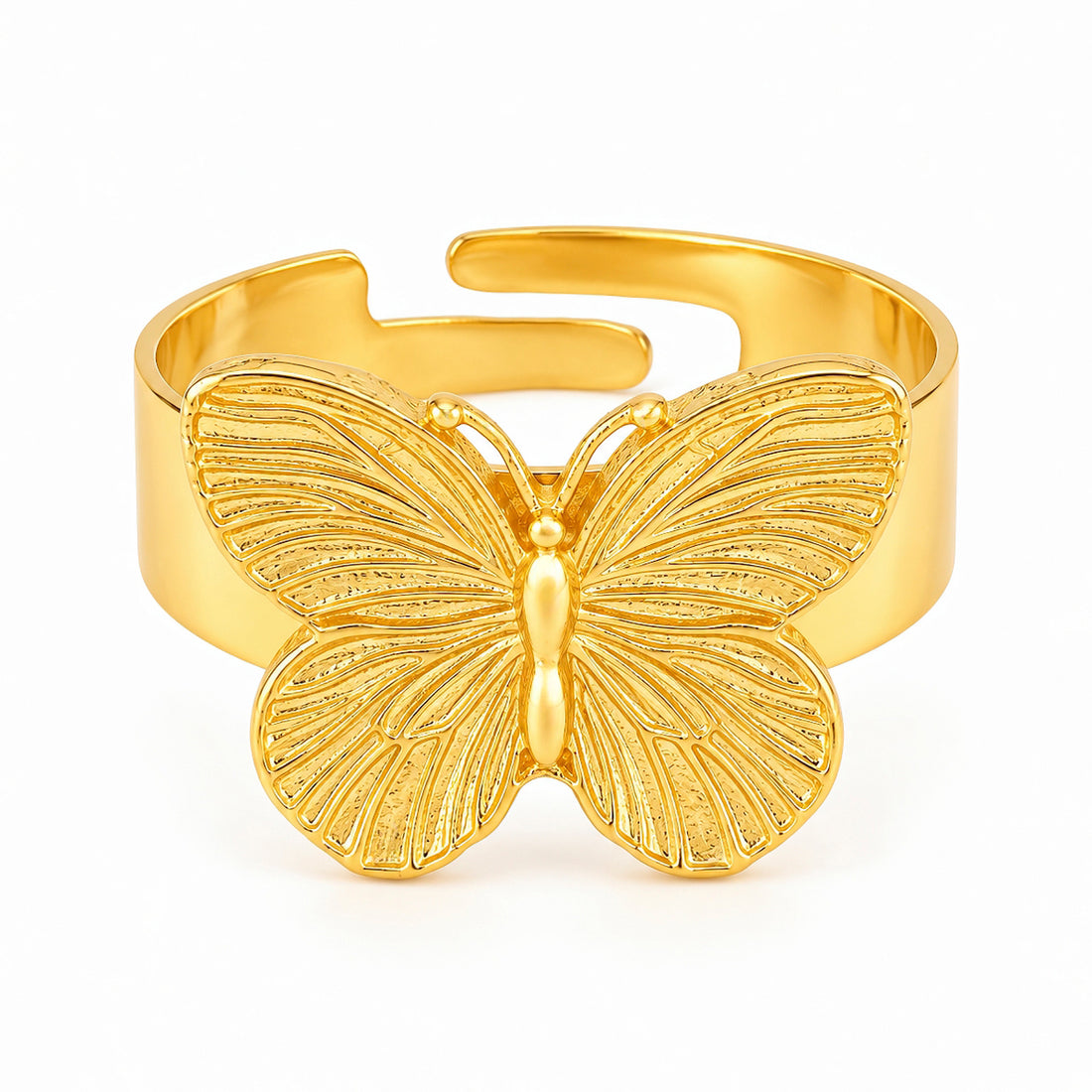 PRAO Ring Anti-Tarnish Butterfly (Adjustable Size)