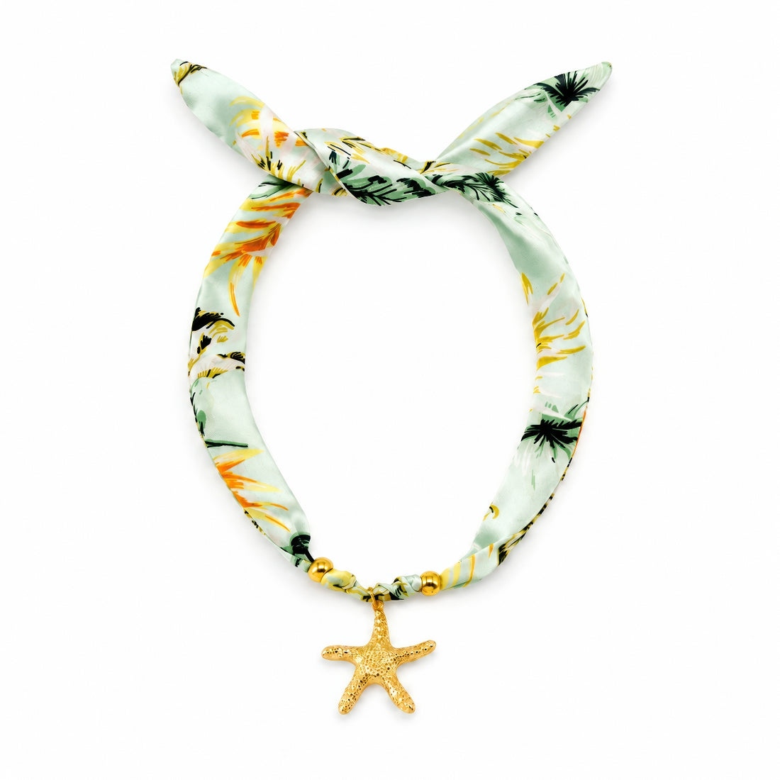 PRAO Necklace Starfish Scarf Pendant