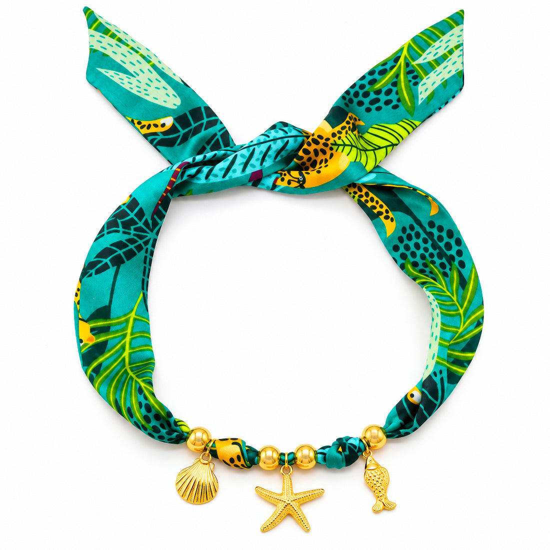 PRAO Necklace Anti-Tarnish Marine Charm Choker