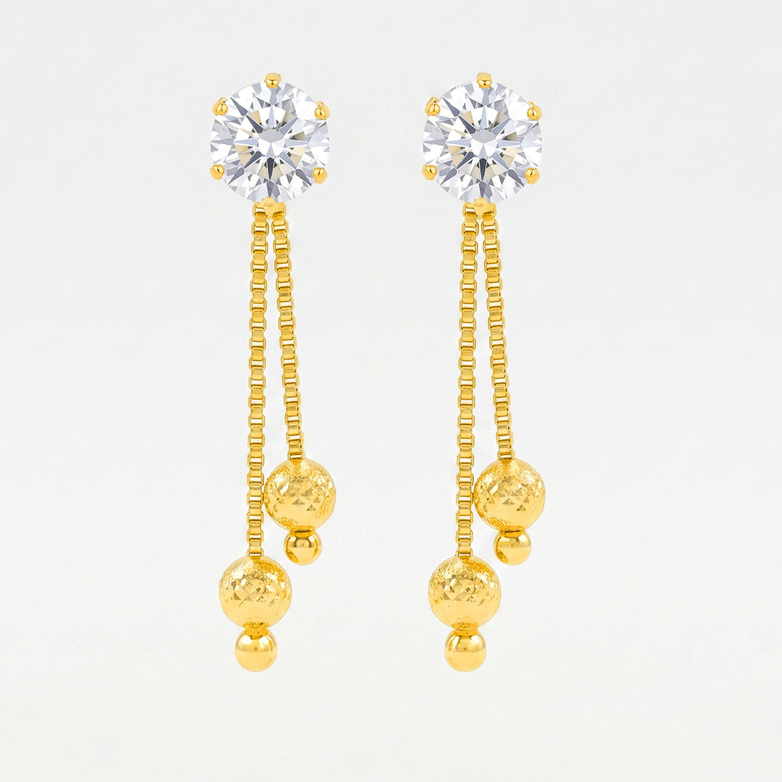 PRAO Earrings Anti-Tarnish Rhinestone Drop