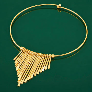 PRAO Necklace Anti-Tarnish Gold Plated Hasli