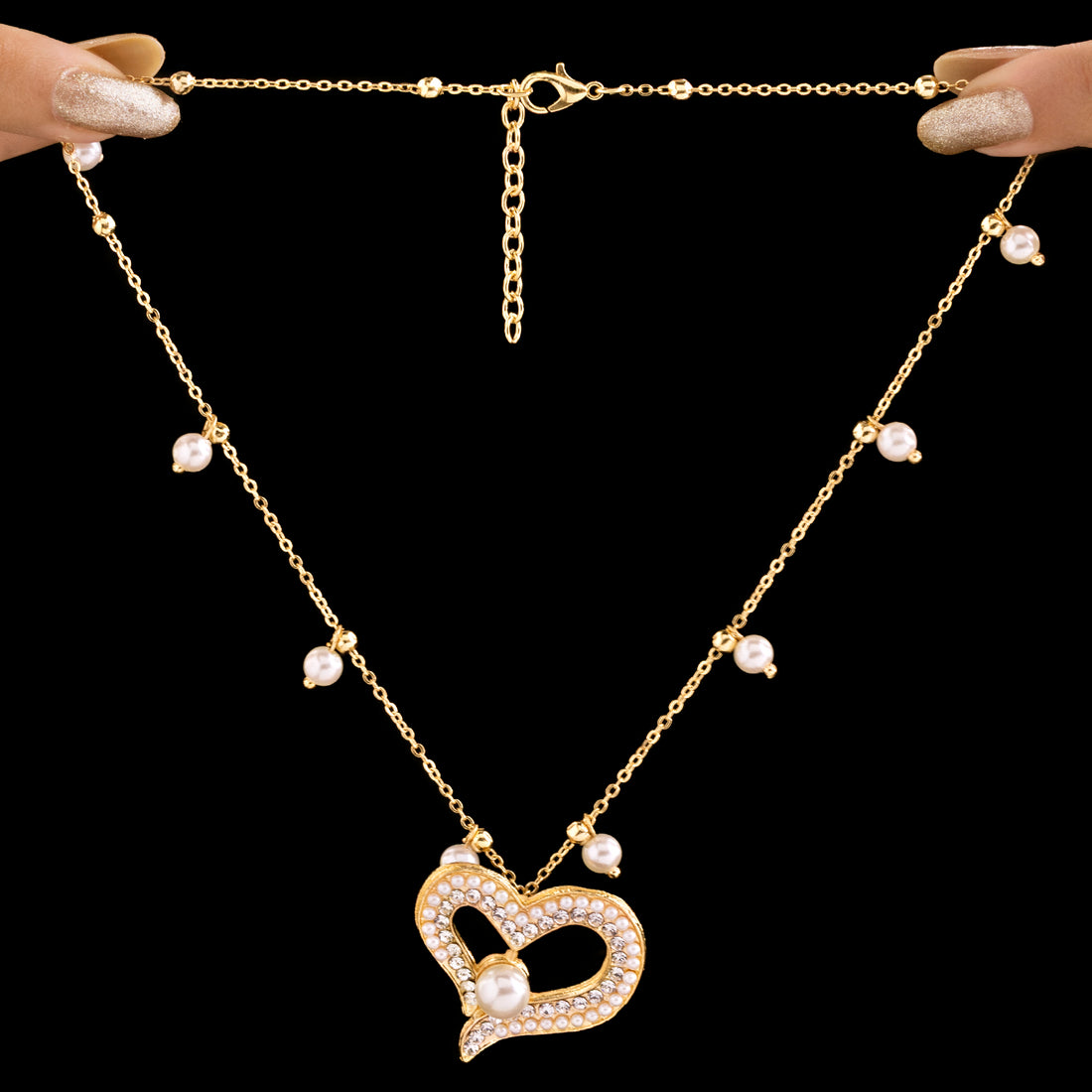 Flash SALE🔥 PRAO Anti-Tarnish Crystal Heart Necklace