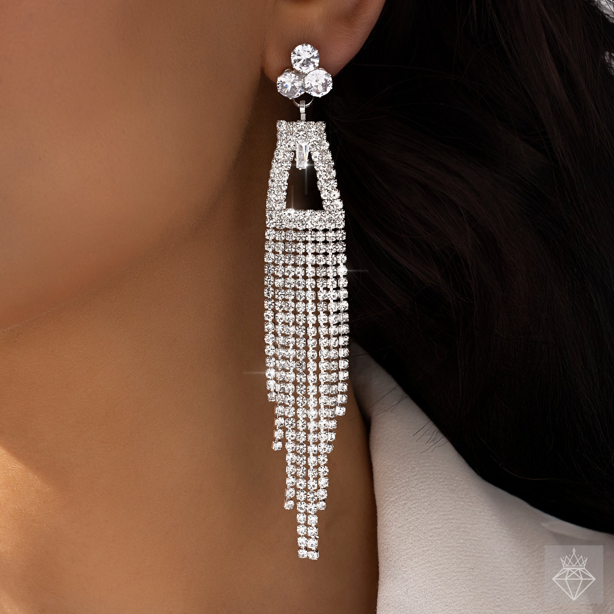 PRAO Anti-Tarnish Crystals Danglers✨