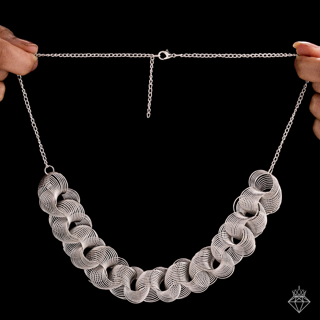 PRAO Anti-Tarnish Silver Spring Necklace✨