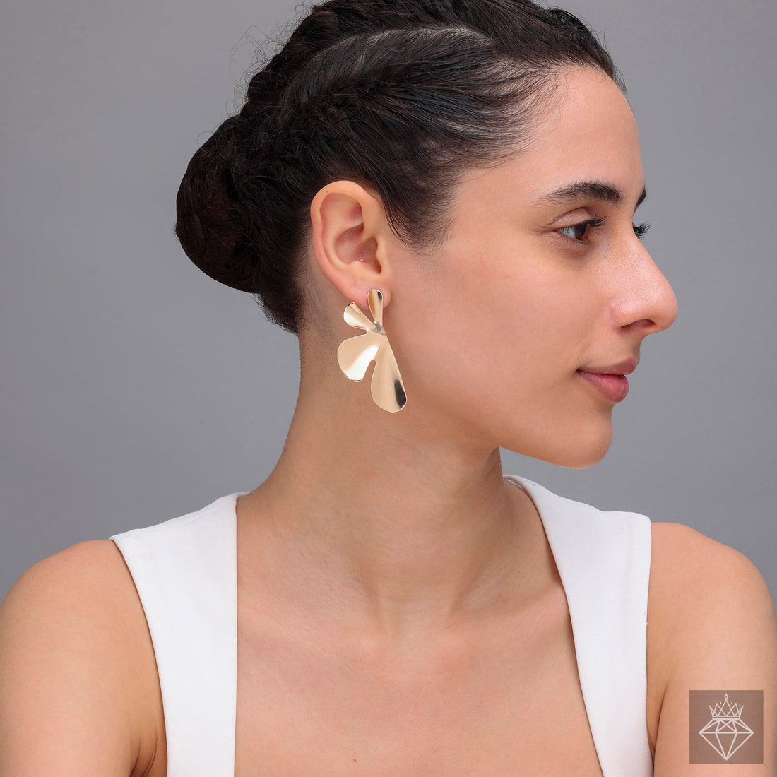 Lush Luxury: PRAO's Palm Leaf Earrings