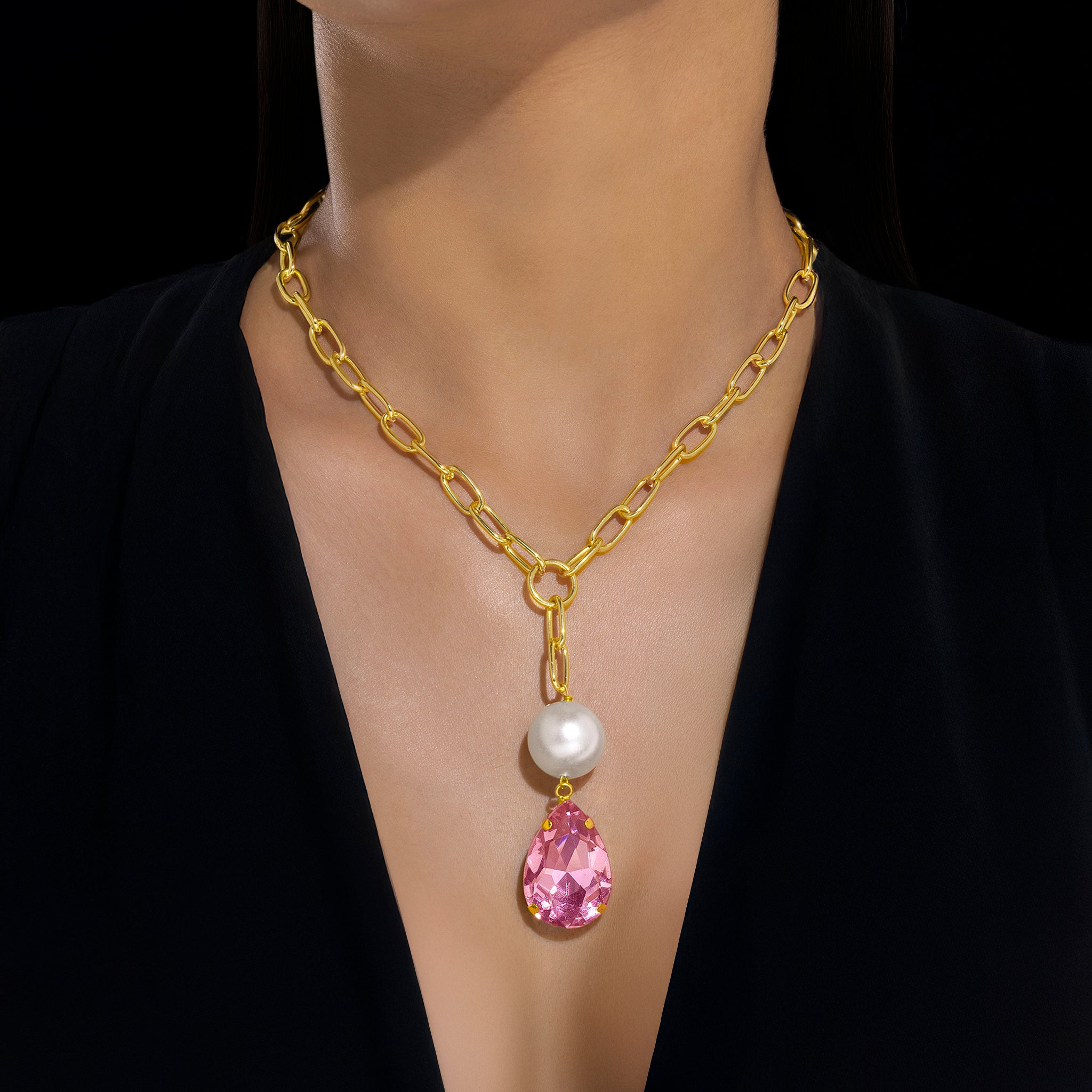 PRAO Anti-Tarnish Crystal Necklace✨