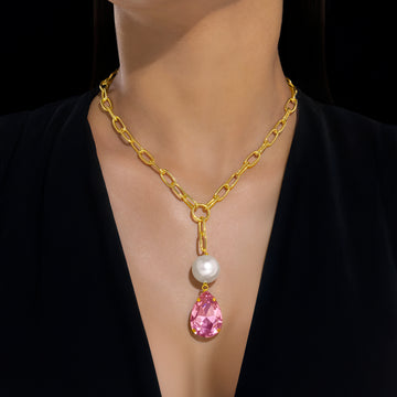 PRAO Anti-Tarnish Crystal Necklace✨