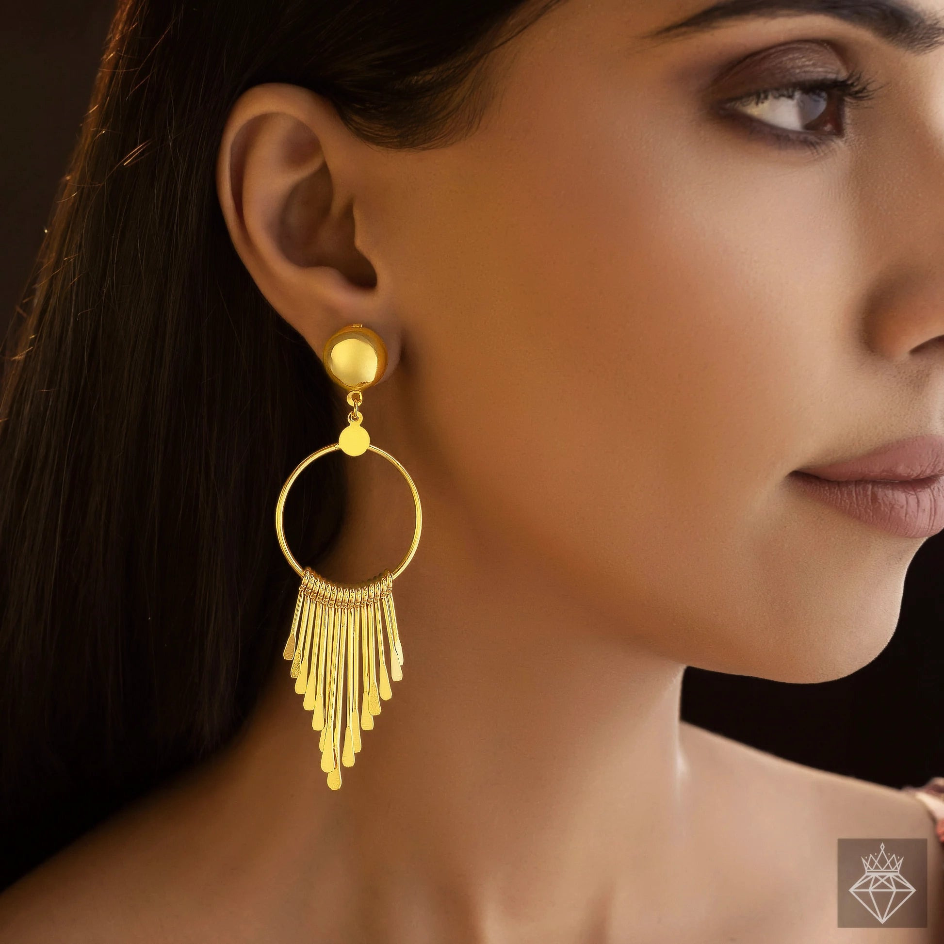 PRAO Anti-Tarnish Dangling Bars Earrings✨