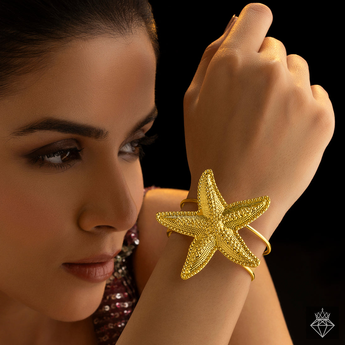 Anti-Tarnish Gold Plated Starfish Bracelet By PRAO