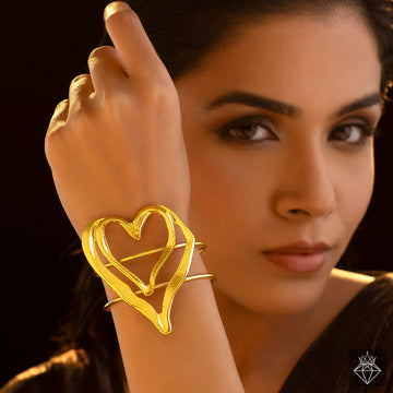 PRAO Anti-Tarnish Creative Heart Bracelet