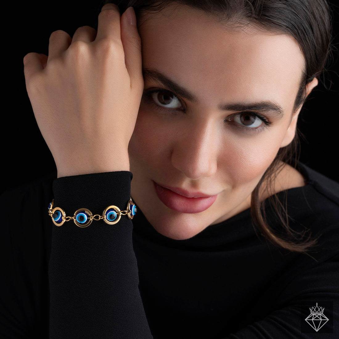 Evil Eye Gold Bracelet By PRAO