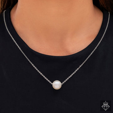 PRAO Statement 18mm Round Pendant Necklace
