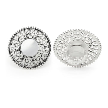 PRAO Ring Anti-Tarnish Reflective Aura Cocktail (Adjustable Size)