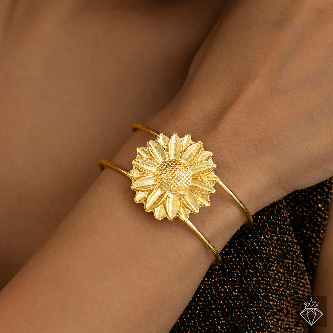 PRAO Anti-Tarnish Golden Flower Bracelet✨