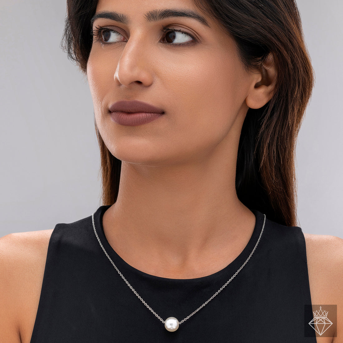 PRAO Statement 18mm Round Pendant Necklace