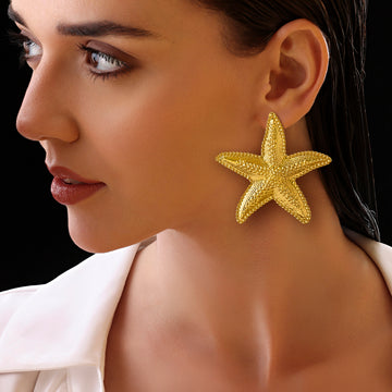 Anti-Tarnish Starfish Earrings Only