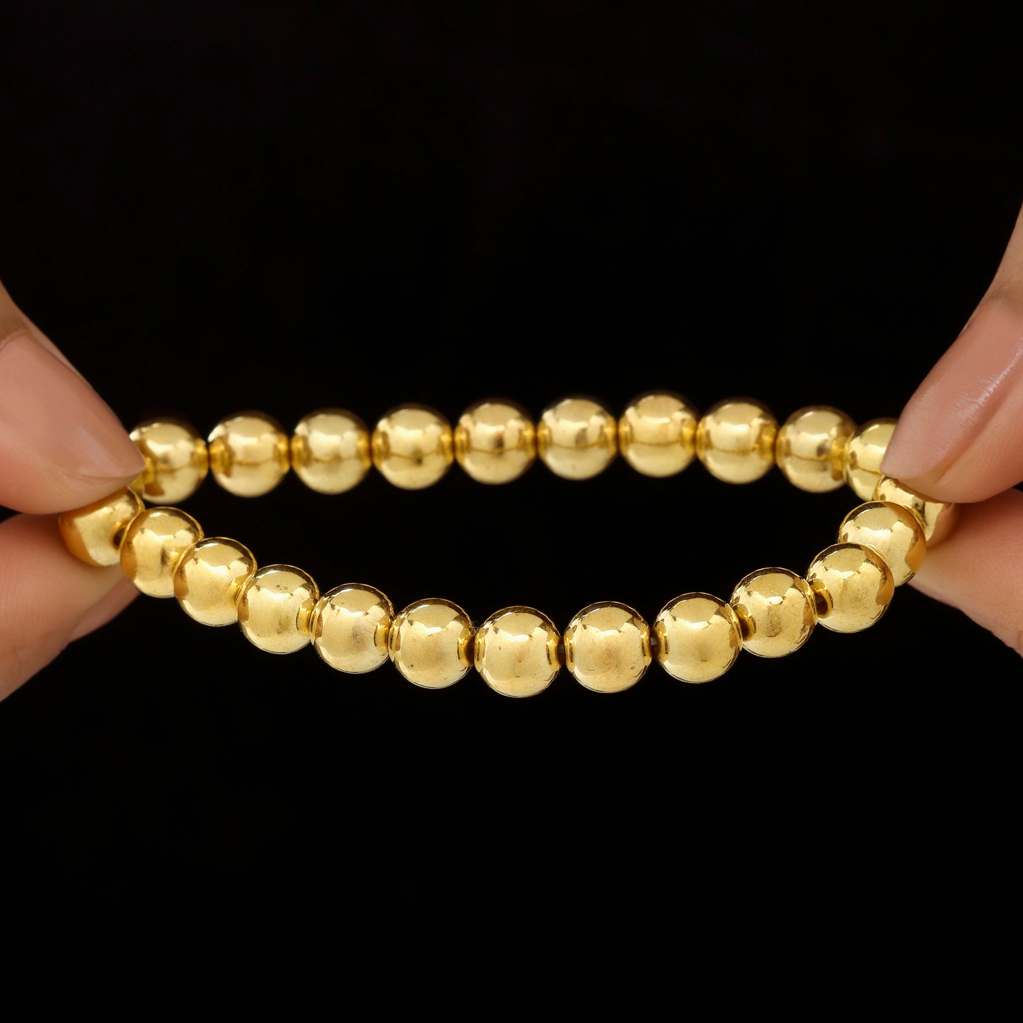 Anti-Tarnish Golden Stretch Bracelet By PRAO