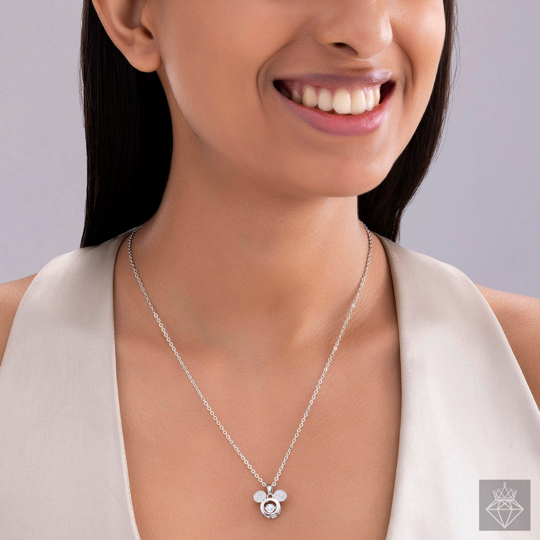 Mickey Magic Crystal Pendant Necklace By PRAO