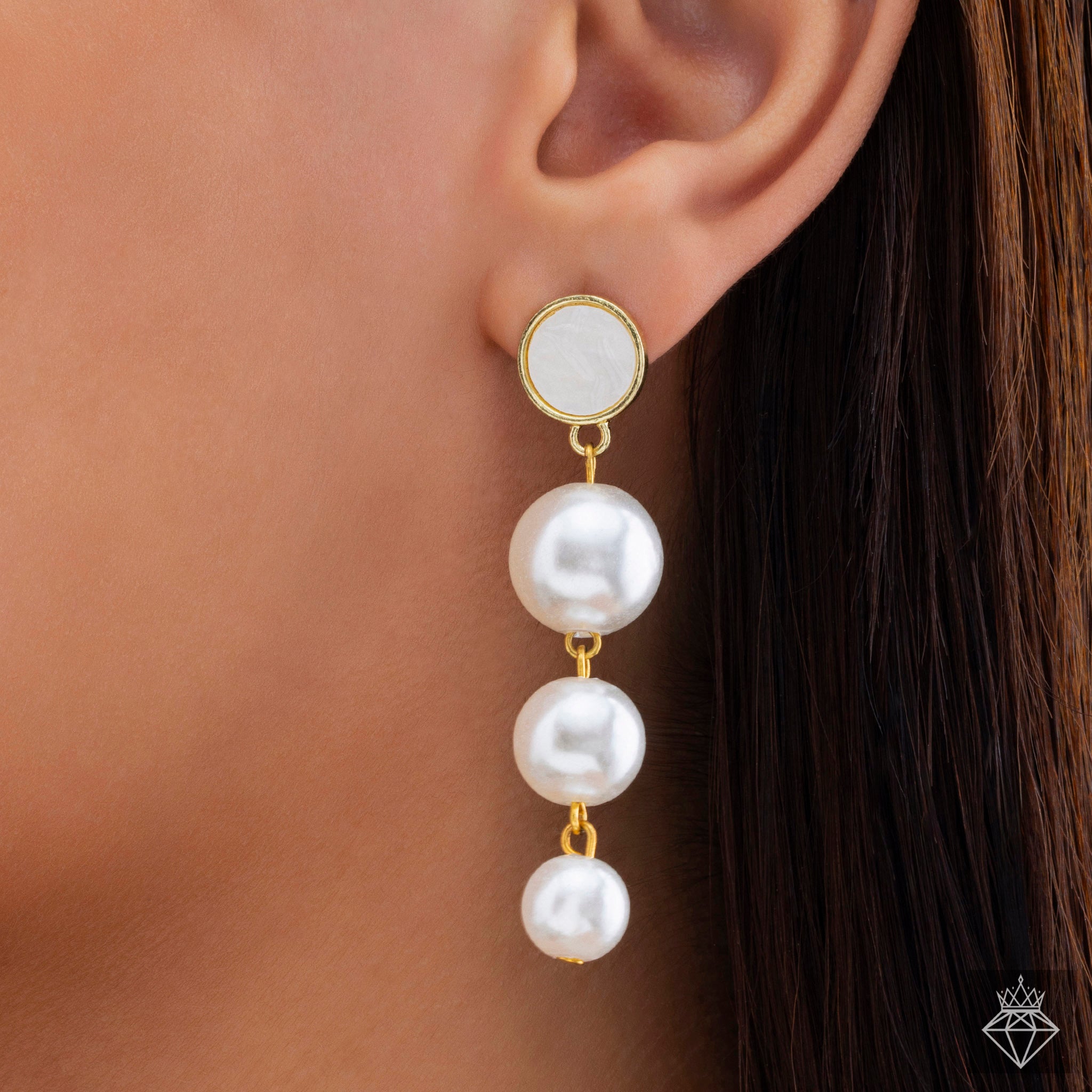 Pearl Essence: PRAO Large Pearl Danglers