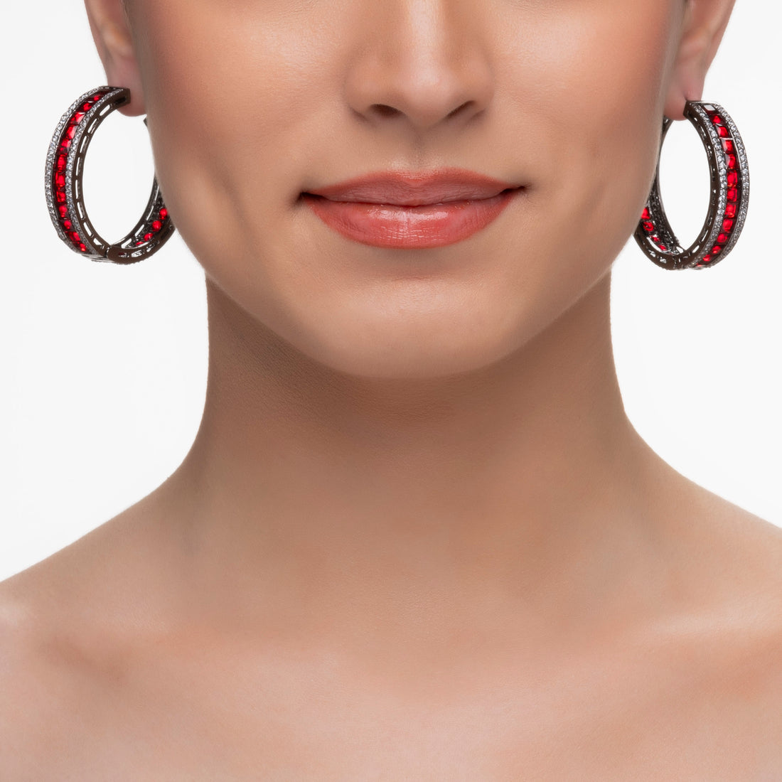Dynastic Hoop Earrings By PRAO's Collection