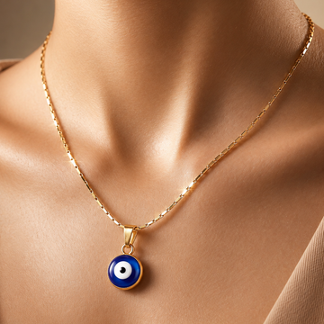 PRAO Necklace Anti-Tarnish Evil Eye Pendant