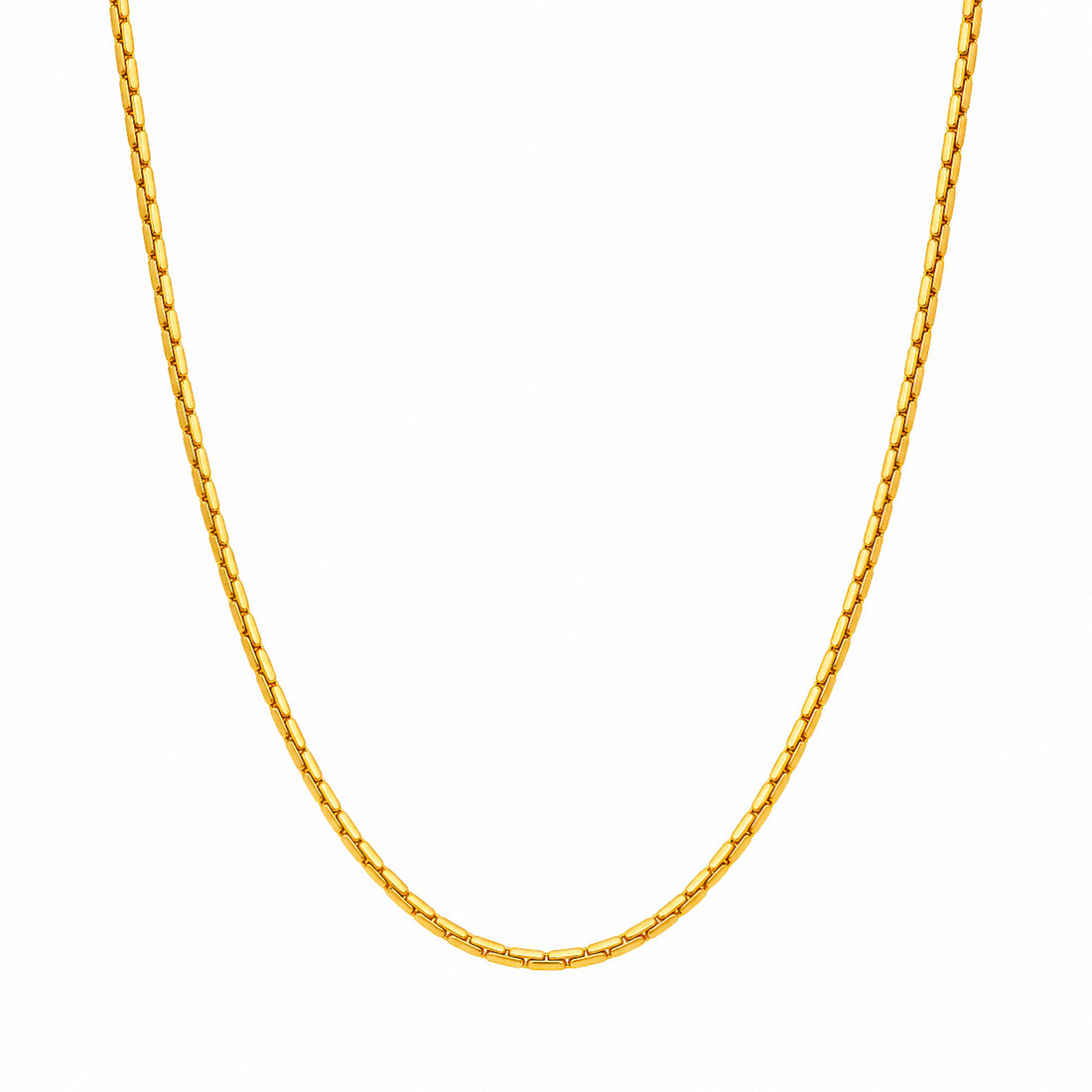 PRAO Necklace Anti-Tarnish Gold Plated Thin Chain