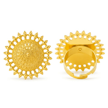 PRAO Ring Anti-Tarnish Sun (Adjustable Size)
