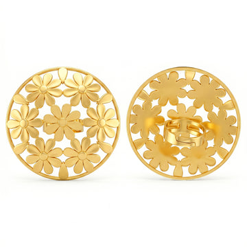 PRAO Ring Anti-Tarnish Oversized Cutout Flower (Adjustable Size)