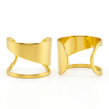 PRAO Ring Anti-Tarnish Sculptural Design (Adjustable Size)
