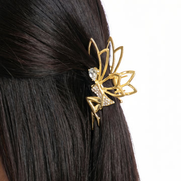 PRAO Hair Claw Clip Anti-Tarnish Rhinestone Fairy