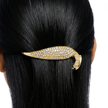 PRAO Hair Claw Clip Anti-Tarnish Rhinestone