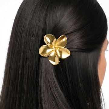 PRAO Hair Clip Anti-Tarnish Flower Lily