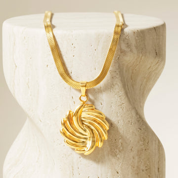 PRAO Necklace Anti-Tarnish Fireworks-Inspired Pendant