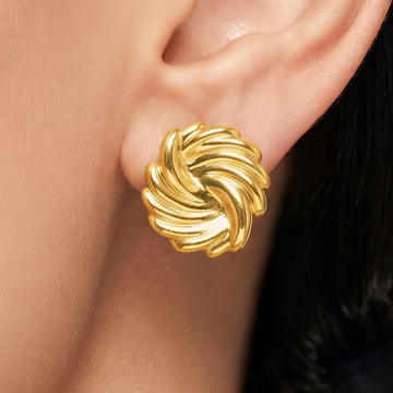 PRAO Earrings Anti-Tarnish Fireworks-Inspired Statement