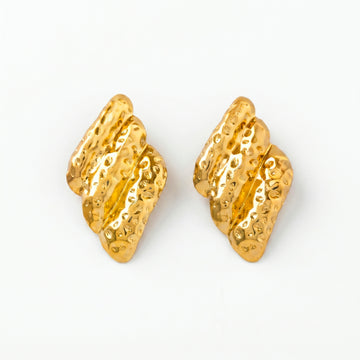 PRAO Earrings Anti-Tarnish Abstract Diamond Shaped