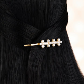 PRAO Hair Pin Anti-Tarnish Pearl Flowers