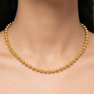 PRAO Necklace Anti-Tarnish Ball Chain