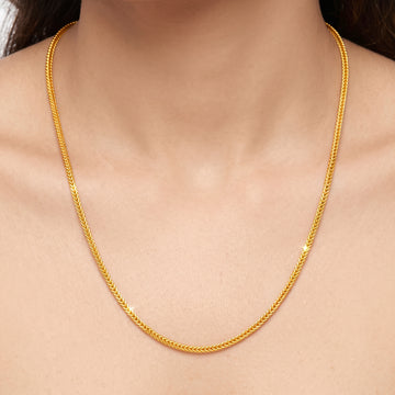 PRAO Necklace Anti-Tarnish Franco Chain