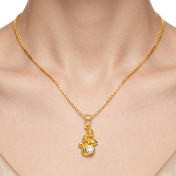 PRAO Necklace Anti-Tarnish Vine Crystal Chain