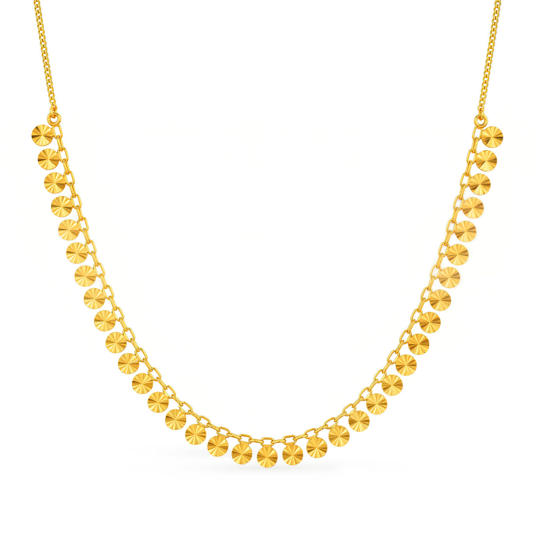 PRAO Necklace Anti-Tarnish Gold Plated Charms Chain