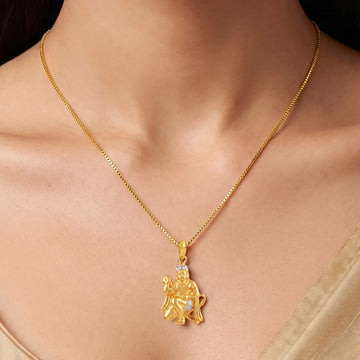 PRAO Necklace Anti-Tarnish Hanuman Pendant
